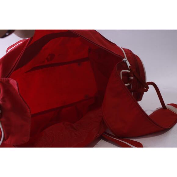 Wilson, Red-White Gym Bag, Sports, Athletic, Fitness, Workout, Vintage - Picture 4 of 5